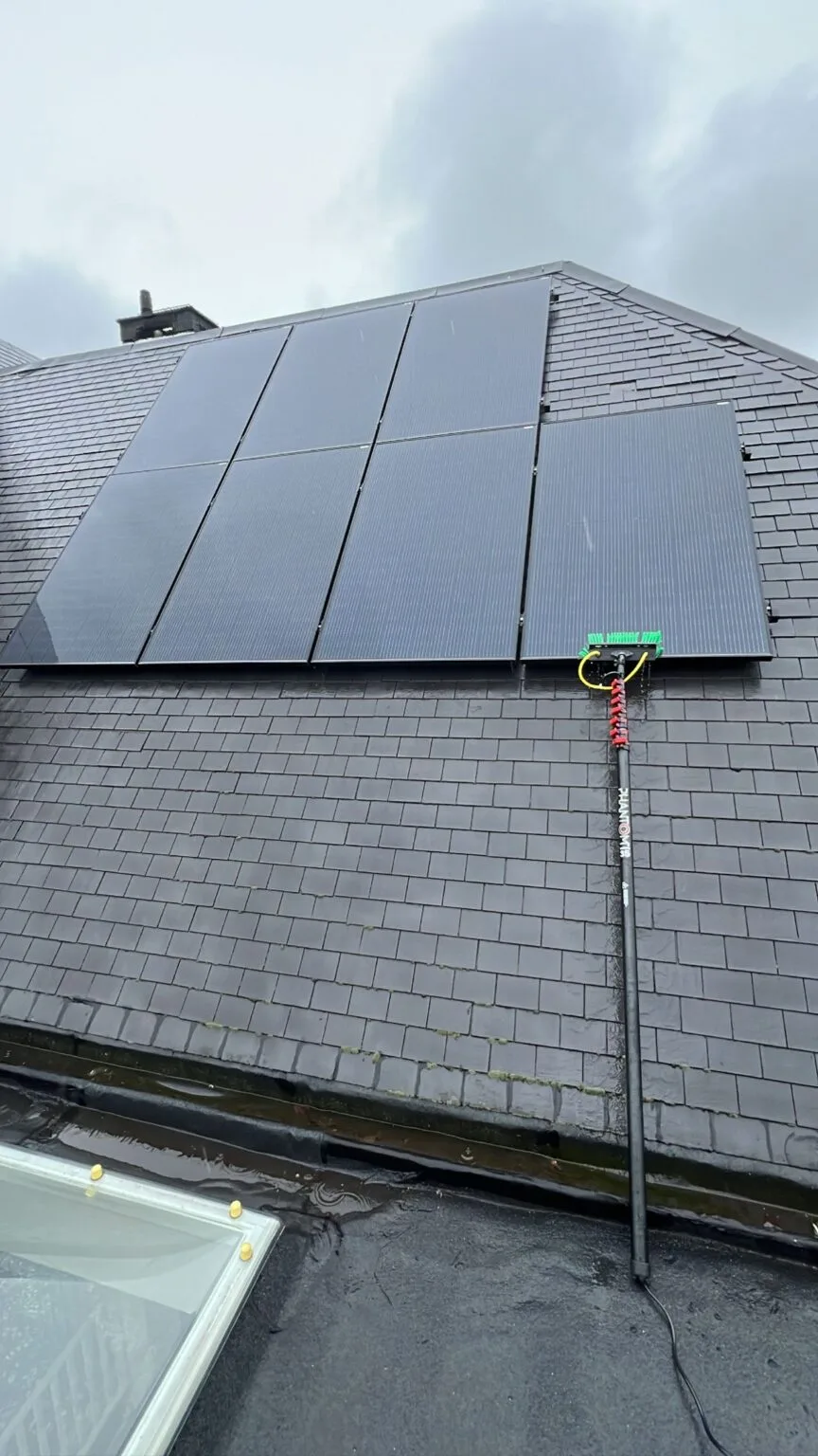Zonnepanelen reinigen met osmosewater