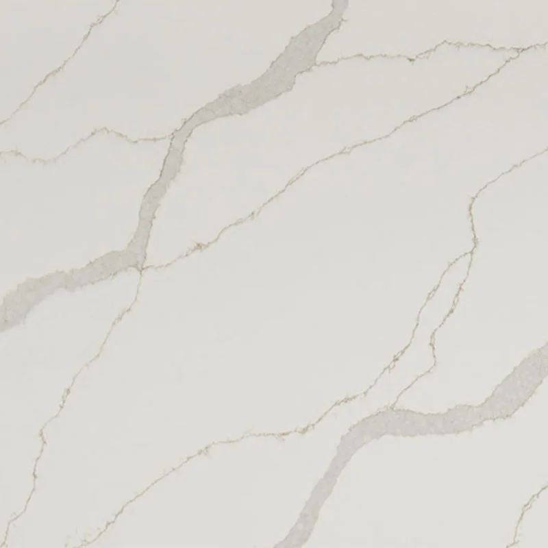 Calacatta Idillio quartz slab texture