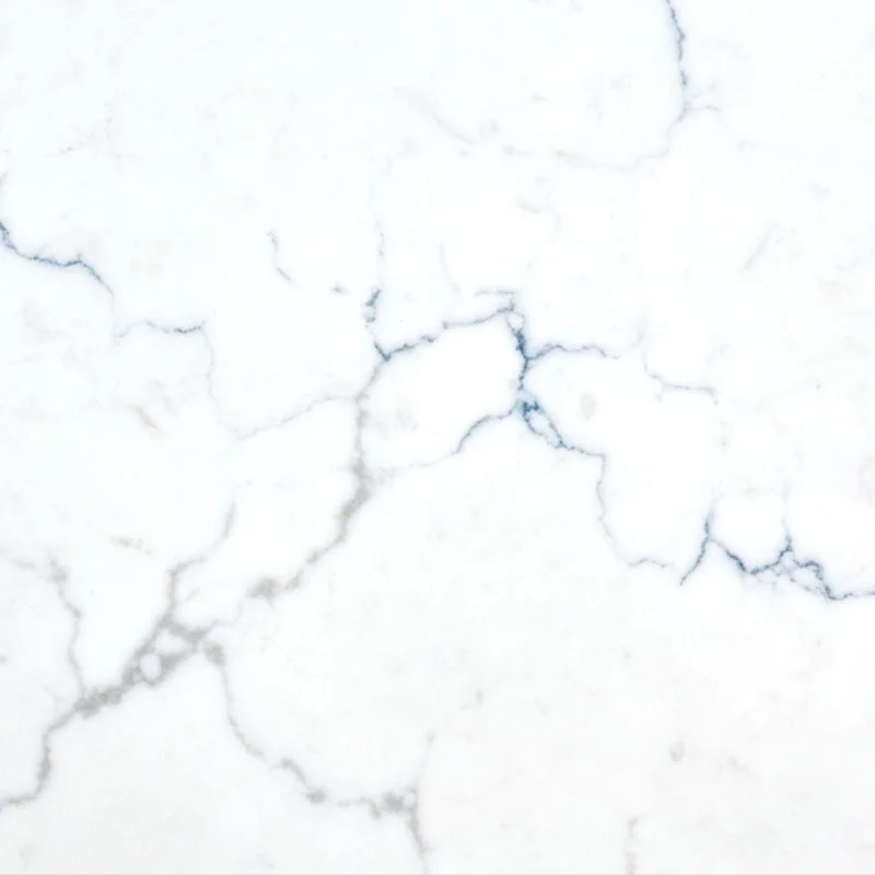 Calacatta Miraggio Cielo quartz slab texture