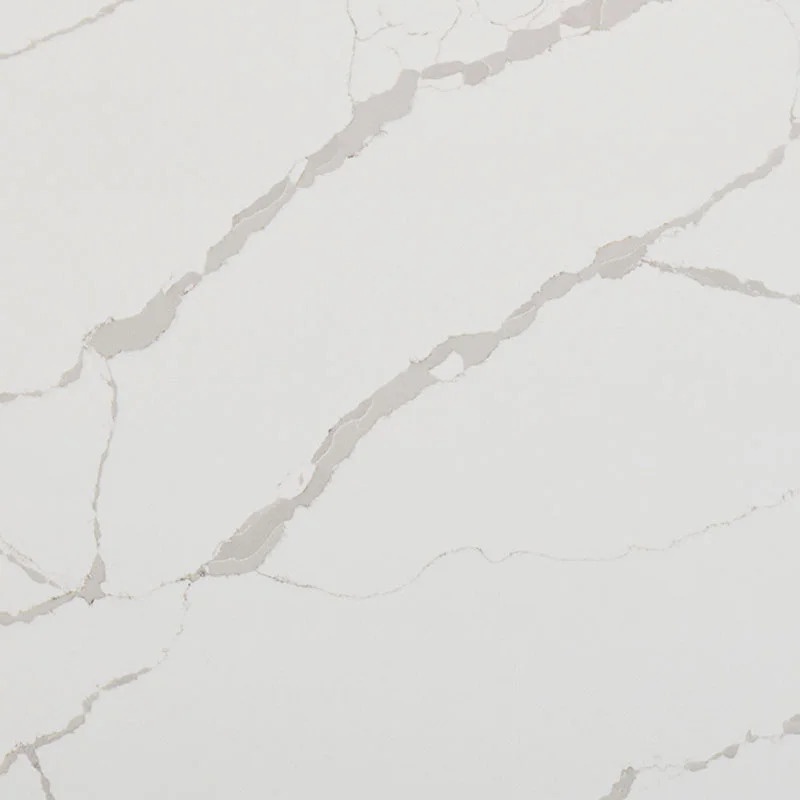 New Calacatta Laza quartz slab texture
