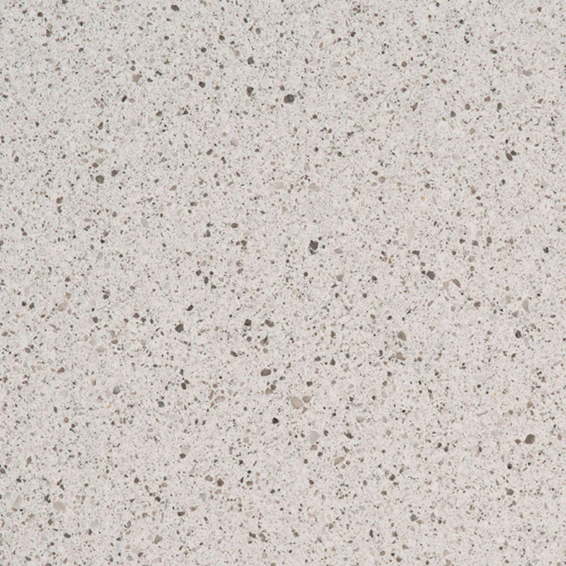 Peppercorn White quartz slab texture