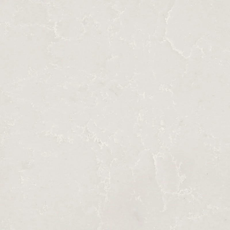 Perla White quartz slab texture
